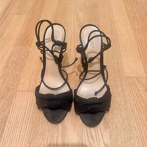 SCHUTZ Black Strappy Heels